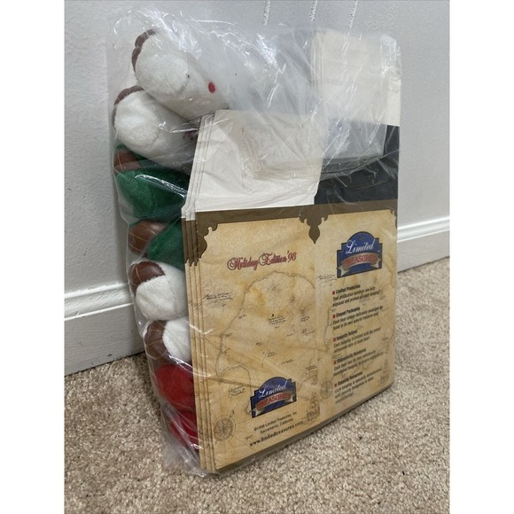 Complete Set of 4 Limited Treasures Collectible Bears NEW Holiday Ed Boxed 1998 - Picture 5 of 7